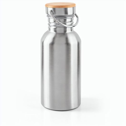 EWING. Edelstahlflasche (90 % recycelt) mit einwandiger Ausführung (Bild 1)