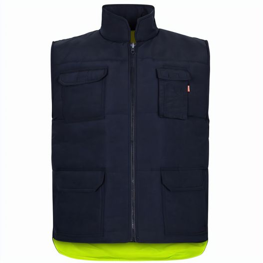 VL DIANA. Steppweste (220g/m²), wendbar und mit mehreren Taschen, aus Polyester (100%), mit Reißverschluss und Wendezipper (Bild 1)