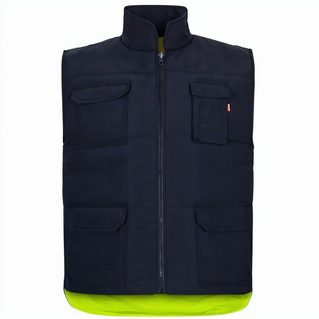 VL DIANA. Steppweste (220g/m²), wendbar und mit mehreren Taschen, aus Polyester (100%), mit Reißverschluss und Wendezipper