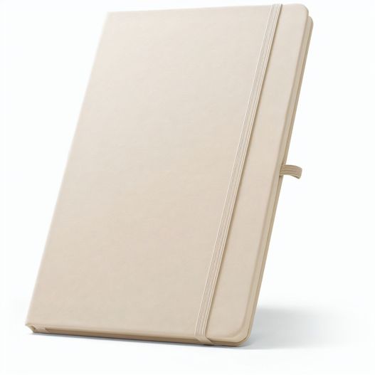 ANNE. A5 Notizbuch aus recyceltem Polyester (100% rPET) mit linierten Seiten (Bild 1)