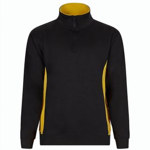 VL SVAROG. Zweifarbiges Frottee-Sweatshirt (260 g/m²), aus Polyester (65 %) und Baumwolle (35 %)