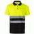 VL CUPID LARGE. Zweifarbiges Poloshirt im Bird-Eye-Design (160g/m²) mit kurzen Ärmeln, aus Polyester (100%)
