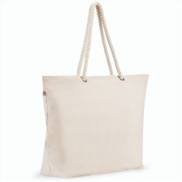 ATHENS. Strandtasche aus recycelter Baumwolle (70 %) und recyceltem Polyester (30 %) (220 g/m²)