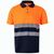 VL CUPID. Zweifarbiges Poloshirt im Bird-Eye-Design (160g/m²) mit kurzen Ärmeln, aus Polyester (100%)
