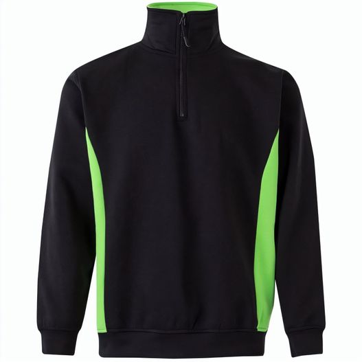 VL SVAROG. Zweifarbiges Frottee-Sweatshirt (260 g/m²), aus Polyester (65 %) und Baumwolle (35 %) (Bild 1)