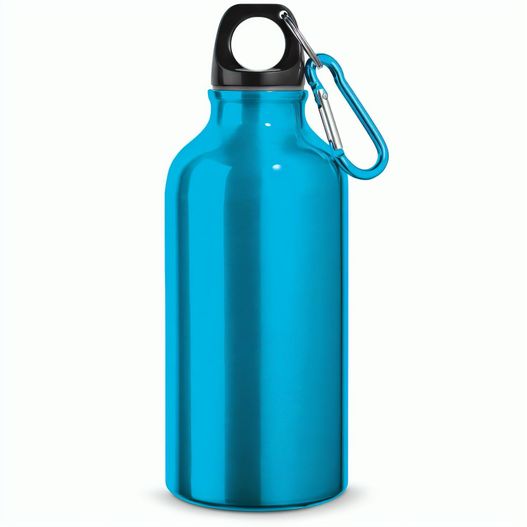 Produktabbildung LANDSCAPE S. Aluminium-Sportflasche mit Karabiner 400 ml LANDSCAPE S. Aluminium-Sportflasche mit Karabiner 400 ml (Bild 1)