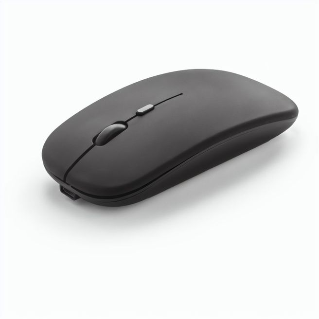 Produktabbildung KHAN. Wireless Maus mit 500mAh Akku aus recyceltes ABS (100% rABS) KHAN. Wireless Maus mit 500mAh Akku aus recyceltes ABS (100% rABS)