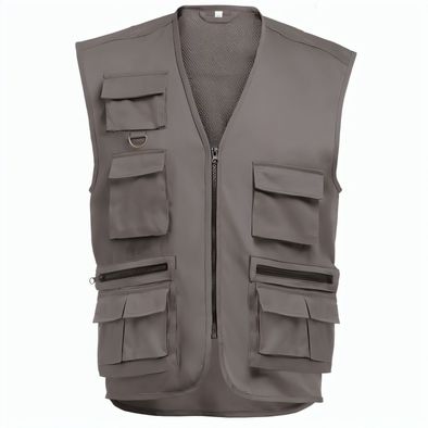 THC PIXEL. Weste (200 g/m²) aus Polyester und Baumwolle