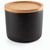 FANGIO. Tasse aus Keramik 220ml mit Deckel aus Bambus, der als Untersetzer dient (Bild 3)