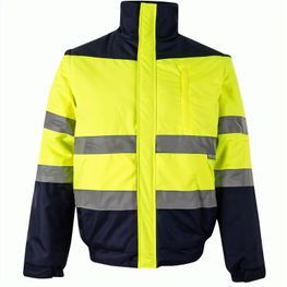 VL JUPITER. Zweifarbige Steppjacke (180g/m²) aus Polyester (100%) mit PU-Beschichtung