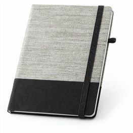 Produktabbildung ROUSSEAU. A5-Notizbuch aus Strohfaser und Baumwoll-Canvas mit linierten Seiten ROUSSEAU. A5-Notizbuch aus Strohfaser und Baumwoll-Canvas mit linierten Seiten