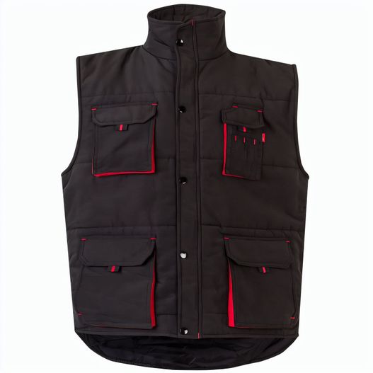 Produktabbildung VL NERGAL. Steppweste, zweifarbig, mit mehreren Taschen (120g/m²), aus Polyester (100%) VL NERGAL. Steppweste, zweifarbig, mit mehreren Taschen (120g/m²), aus Polyester (100%) (Bild 1)