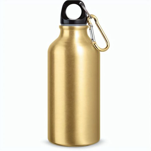 LANDSCAPE S. Aluminium-Sportflasche mit Karabiner 400 ml (Bild 1)