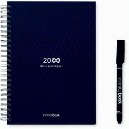 Produktabbildung STARTER KIT INFINITE PLANNER A5. Set bestehend aus einem "Infinity Tagebuch", Reinigungsset, Marker und Markerhalter STARTER KIT INFINITE PLANNER A5. Set bestehend aus einem "Infinity Tagebuch", Reinigungsset, Marker und Markerhalter