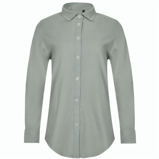 VL PRITHVI WOMEN. Hemd Oxford (180 g/m²) für Damen, aus Baumwolle (50 %), Polyester (45 %) und Elasthan (5 %) (Bild 1)