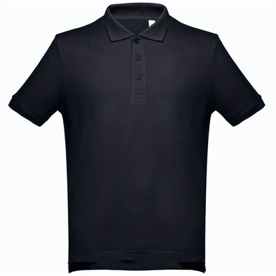THC ADAM. Kurzarm-Poloshirt aus Baumwolle für Herren