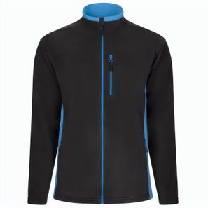 VL GERAS. Zweifarbige Fleecejacke (220g/m²) aus Polyester (100%)