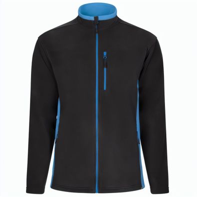 VL GERAS. Zweifarbige Fleecejacke (220g/m²) aus Polyester (100%)