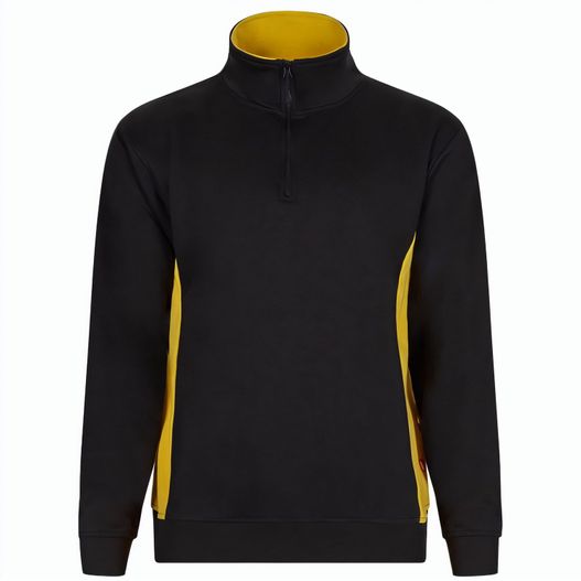 VL SVAROG. Zweifarbiges Frottee-Sweatshirt (260 g/m²), aus Polyester (65 %) und Baumwolle (35 %) (Bild 1)