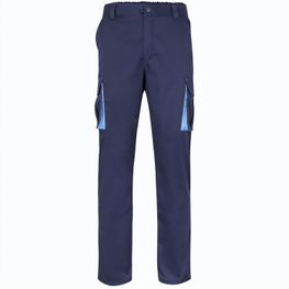 VL HYPNOS. Zweifarbige Twill-Hose mit mehreren Taschen (200 g/m²), aus Baumwolle (35 %) und Polyester (65 %)