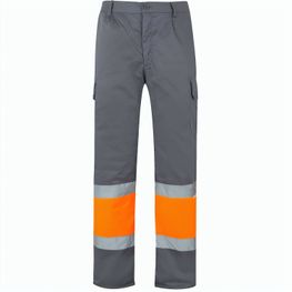 VL ATHENA. Zweifarbige Hose aus Twill (210 g/m²), gefüttert, mit mehreren Taschen, aus Baumwolle (20%) und Polyester (80%)