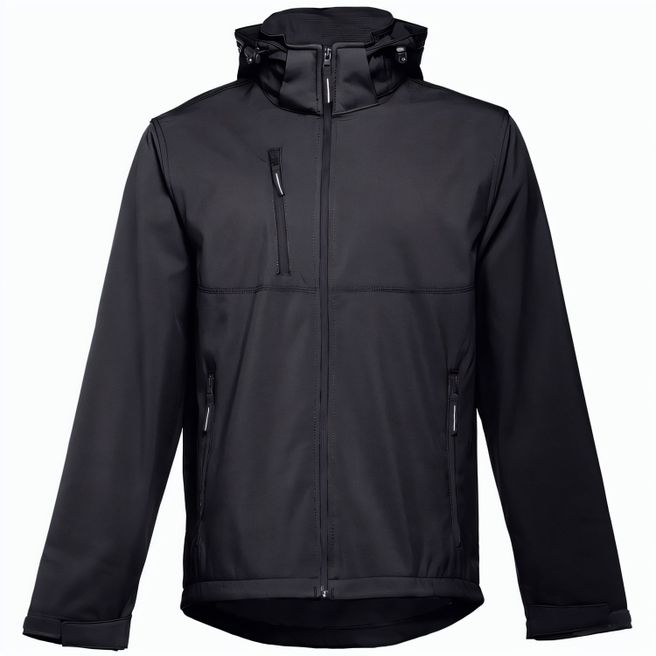Produktabbildung THC ZAGREB. Herren-Softshell-Jacke aus Polyester und Elastan THC ZAGREB. Herren-Softshell-Jacke aus Polyester und Elastan