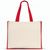 HELSINQUE COLOUR. Tasche aus Canvas (320 g/m²), mit Boden und Seiten aus farbig laminierter Jute (350 g/m²) (Bild 3)