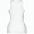 THC TIRANA WH. Ärmelloses Damen-T-Shirt aus Baumwolle. Farbe Weiß (Bild 2)