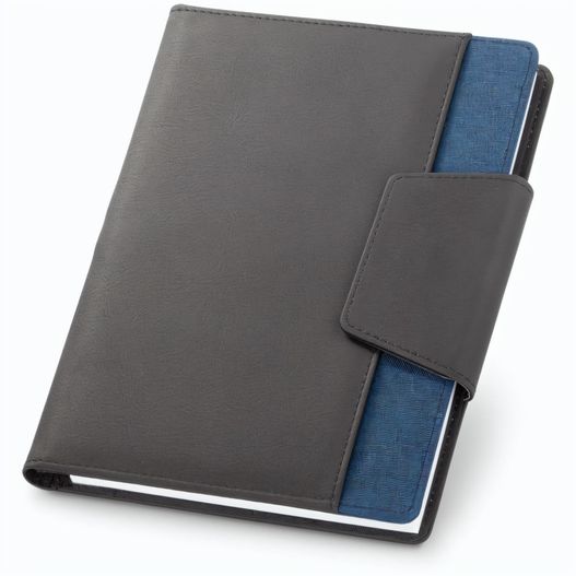 Produktabbildung RUSSEL. Notizbuch A5 aus PU und Polyestergewebe mit Magnetverschluss mit unbedruckte Seiten RUSSEL. Notizbuch A5 aus PU und Polyestergewebe mit Magnetverschluss mit unbedruckte Seiten (Bild 1)