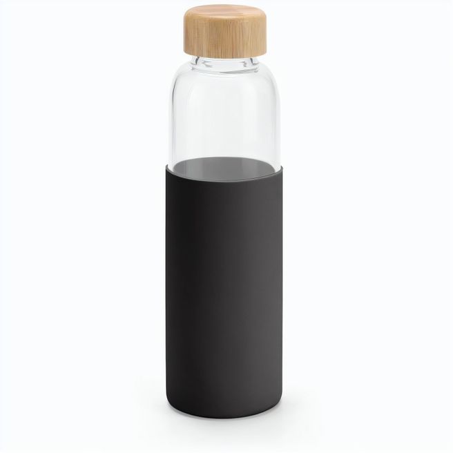 DAKAR. Flasche aus Bambus und Borosilikatglas 600 ml
