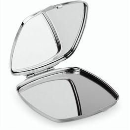 SHIMMER. Doppelter Taschenspiegel aus Metall