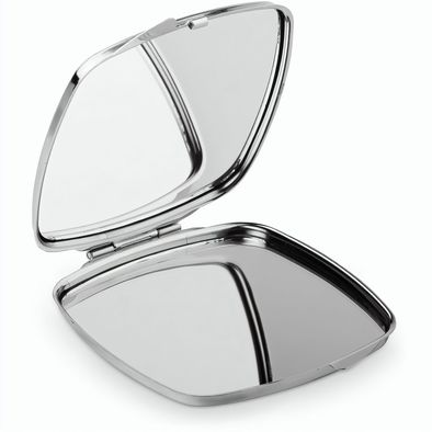 SHIMMER. Doppelter Taschenspiegel aus Metall