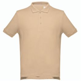 THC ADAM. Kurzarm-Poloshirt aus Baumwolle für Herren