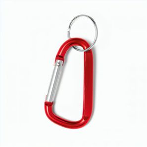 MATTHEW. Karabinerclip aus Aluminium mit Schlüsselring