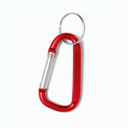 Produktabbildung MATTHEW. Karabinerclip aus Aluminium mit Schlüsselring MATTHEW. Karabinerclip aus Aluminium mit Schlüsselring (Bild 1)