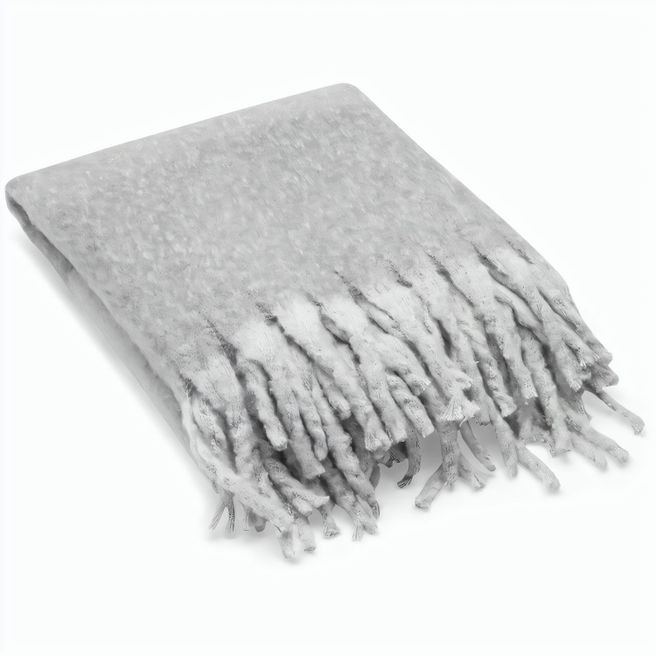 COMFY. Decke aus recyceltem Polyester (100% rPET) (300 g/m²), mit Mohair-Feeling