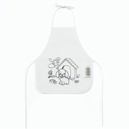 Produktabbildung NILO. Kinderschürze zum Ausmalen aus Vliesstoff (80 g/m²) NILO. Kinderschürze zum Ausmalen aus Vliesstoff (80 g/m²)