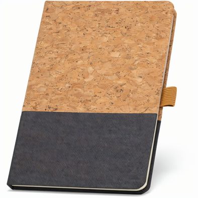 KLEE. A5 Notizbuch aus Kork und Leinen mit linierten Blättern