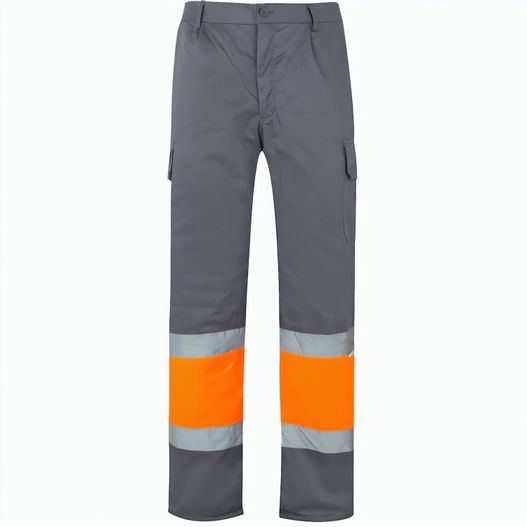 VL POSEIDON. Zweifarbige Twill-Hose mit mehreren Taschen (210 g/m²), aus Baumwolle (20%) und Polyester (80%) (Bild 1)