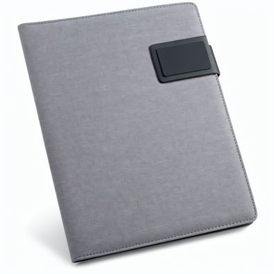 PYNCHON. A5-Schreibmappe aus Leinenimitat und PU mit linierte Seiten Schreibblock