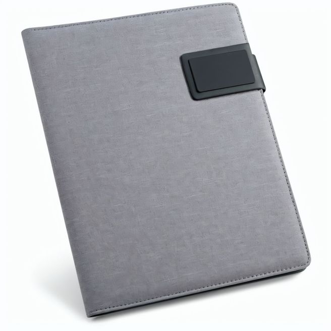 PYNCHON. A5-Schreibmappe aus Leinenimitat und PU mit linierte Seiten Schreibblock