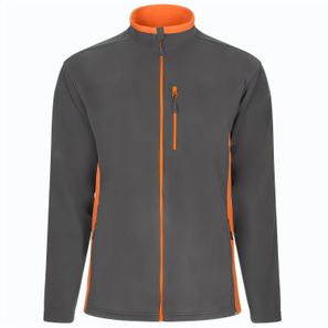 VL GERAS. Zweifarbige Fleecejacke (220g/m²) aus Polyester (100%)