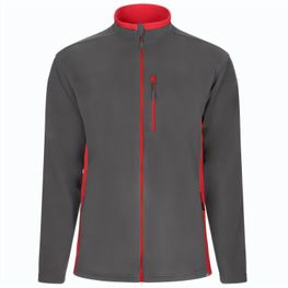 VL GERAS. Zweifarbige Fleecejacke (220g/m²) aus Polyester (100%)