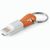 RIEMANN. USB-Kabel mit 2-in-1-Stecker aus ABS und PVC (Bild 3)