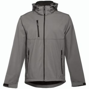 THC ZAGREB. Herren-Softshell-Jacke aus Polyester und Elastan