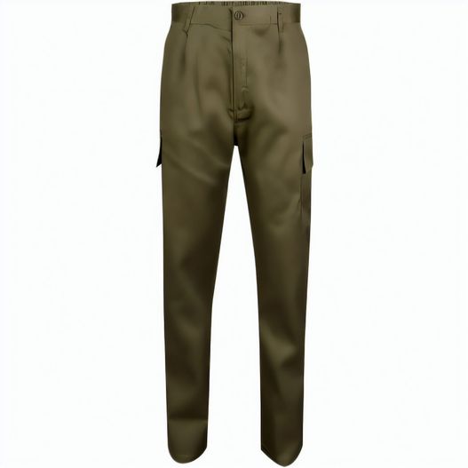 VL AINE. Hose aus Twill mit mehreren Taschen (190 g/m²), aus Baumwolle (20%) und Polyester (80%) (Bild 1)