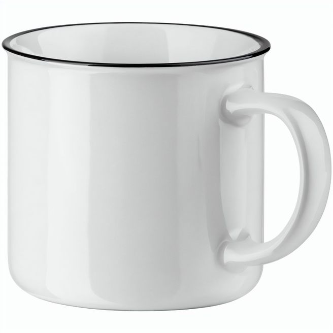 Produktabbildung VERNON WHITE. Tasse aus Keramik 340 mL VERNON WHITE. Tasse aus Keramik 340 mL