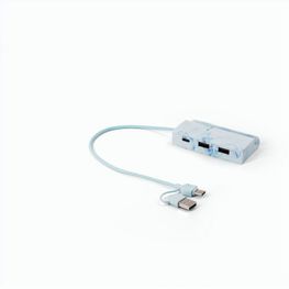 BERNERS HUB. Hub aus recyceltem ABS mit den Haupt-Ein- und Ausgängen