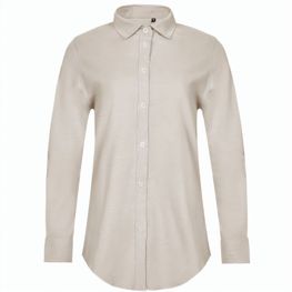 VL PRITHVI WOMEN. Hemd Oxford (180 g/m²) für Damen, aus Baumwolle (50 %), Polyester (45 %) und Elasthan (5 %)