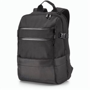ZIPPERS BPACK. Laptop-Rucksack 15.6'' aus 300D Polyester und 840D Jacquard